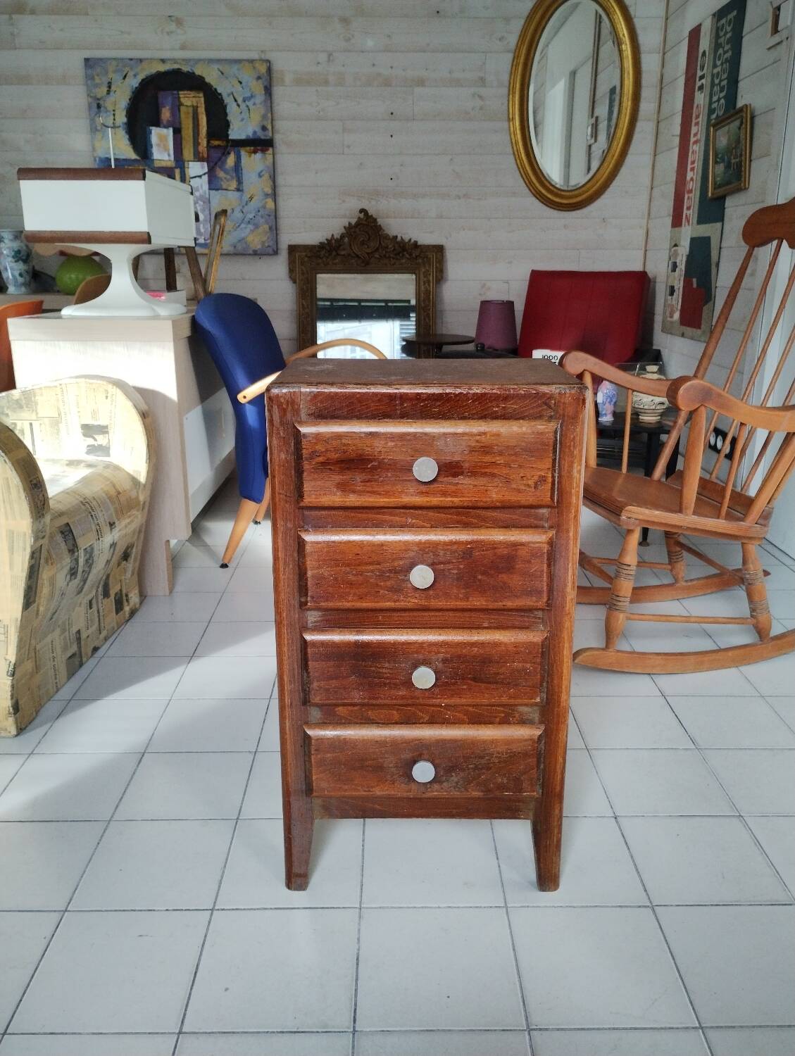 Vintage chiffonier chest of drawers