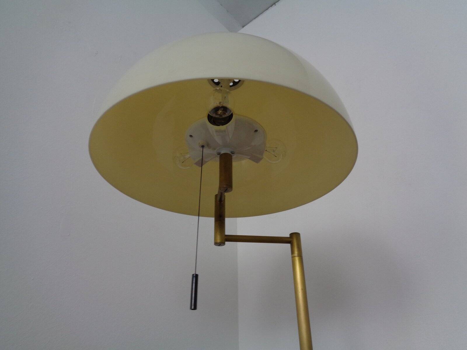 Adjustable Brass and Plastic Desk Lamp from Staff, 1960s