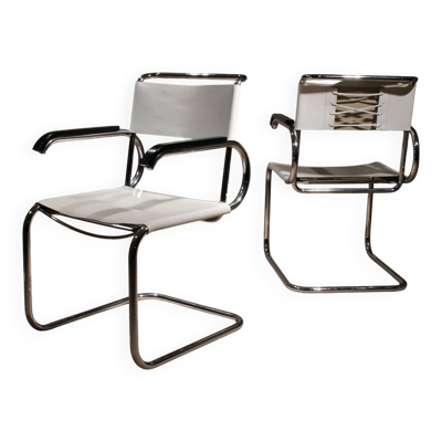 Paire de chaises cantilever D40 par Marcel Breuer pour Tecta, Allemagne 1928