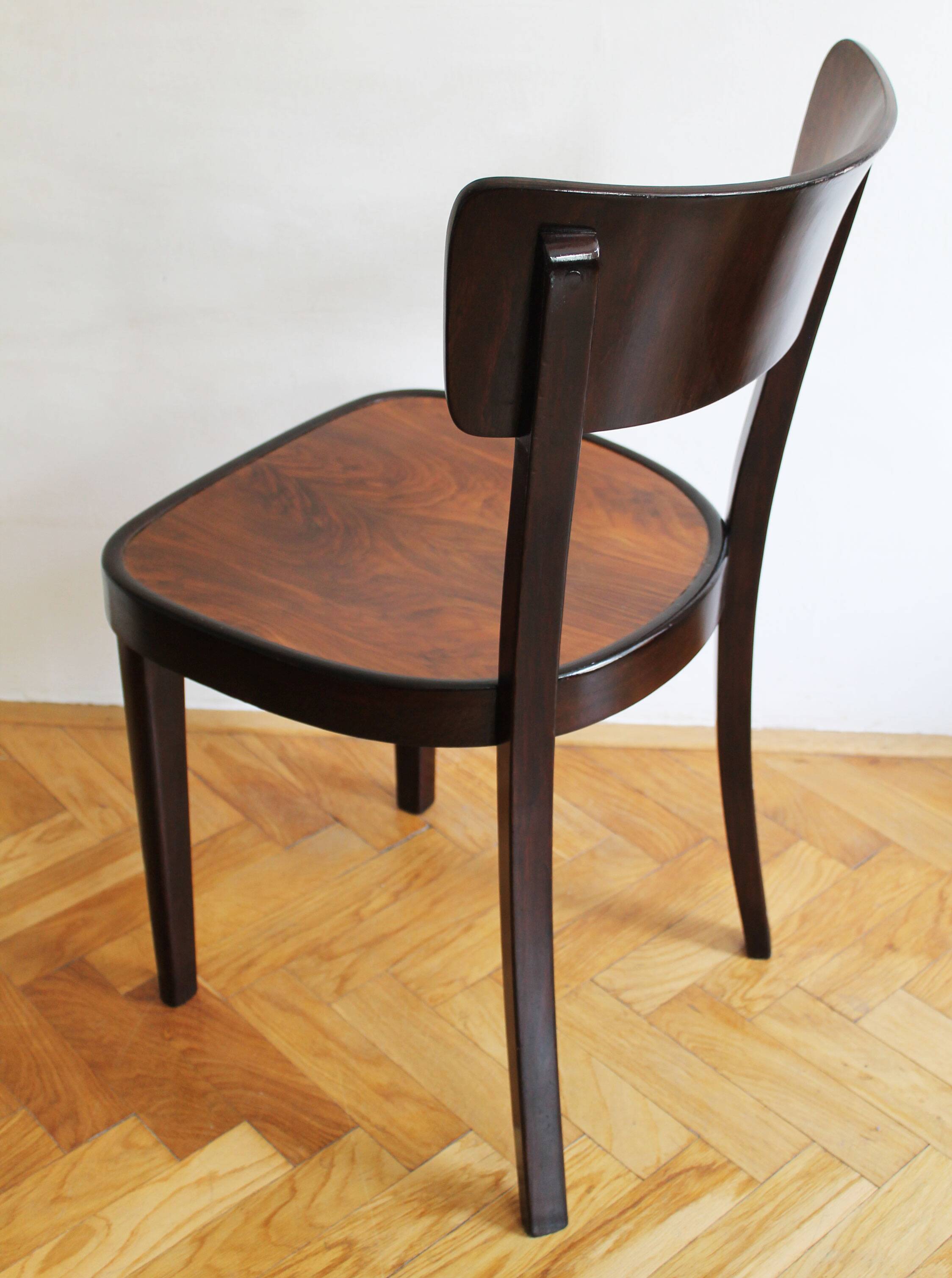 Chaise de salle à manger des années 1930 Modèle A 524 3/4 par Thonet