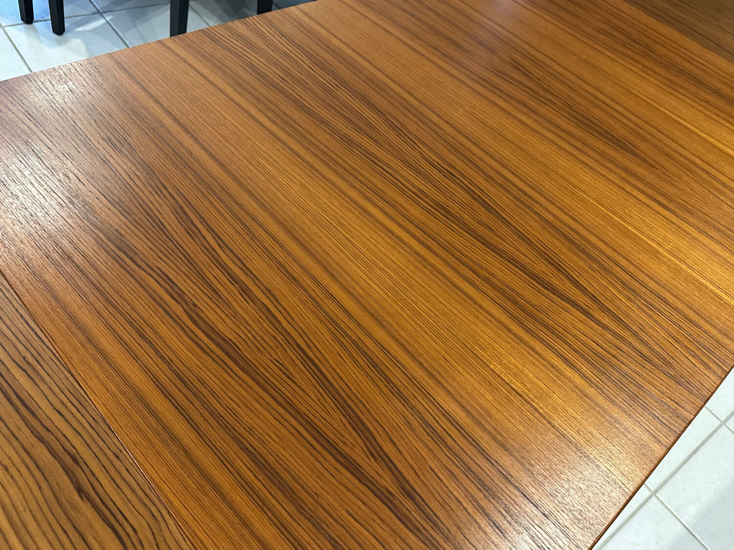 Vintage 1970s extendable Scandinavian teak table