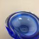 Blue Murano glass ashtray Murano, Italy, 1970s