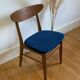 Vintage Farstrup 210 Scandinavian chairs in stained beech and teak