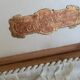 Old fan box, carved wood, Clapes abanicos, Barcelona