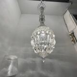Murano Glass Crystal Light Pendant 1940’s