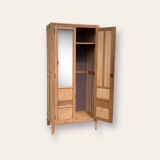 Parisian art deco cabinet 1930 raw wood