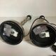 Pair of Maria Vinka silver steel lamps