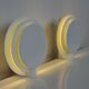Pair wall lamps lumiance planeta 80s