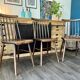 Trio de chaises bistrot fanett d'Ilmari Tapiovaara