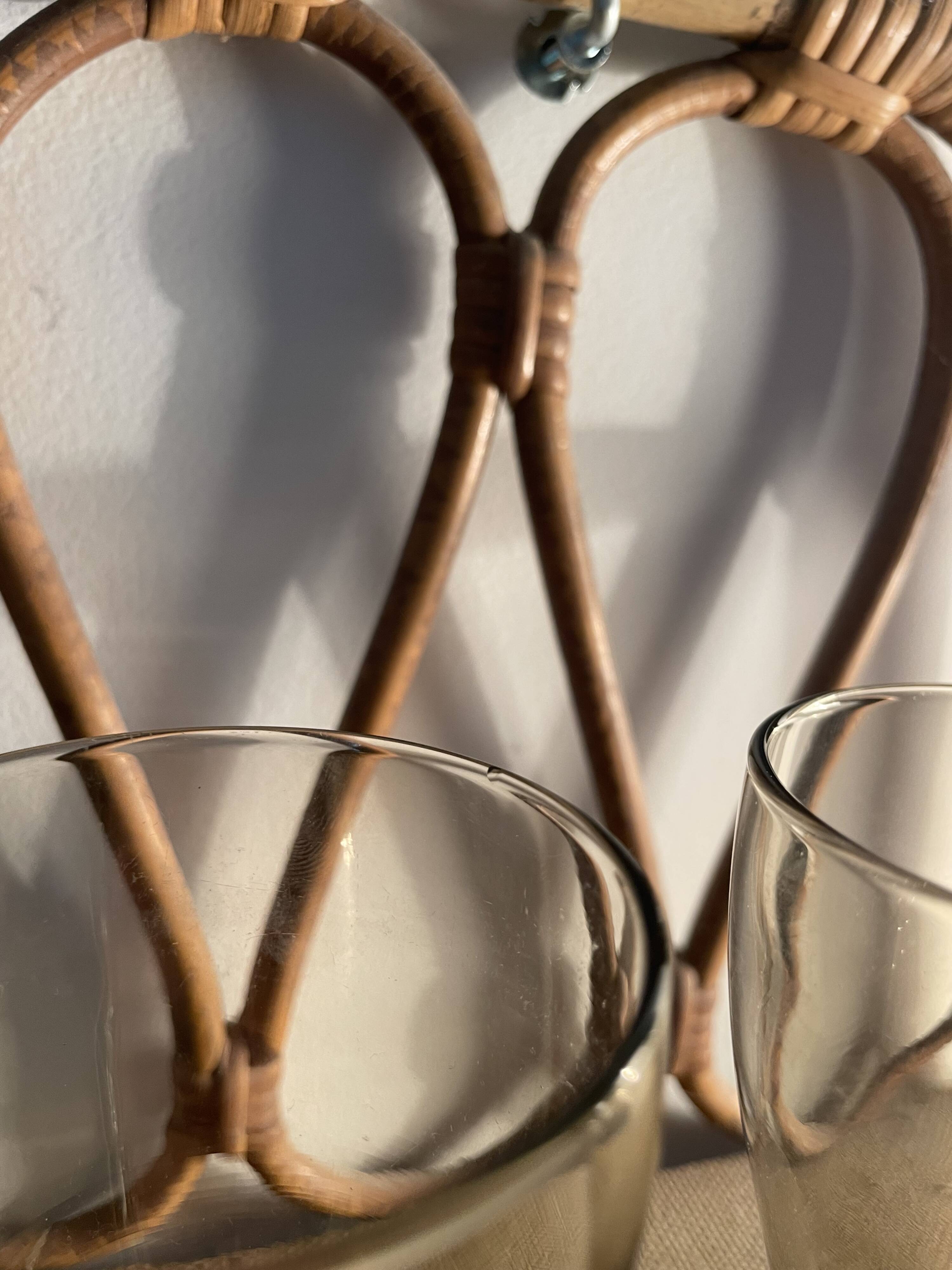 3 Luminarc smoked glass orangeade glasses