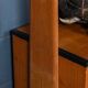 Vintage 20thc italian modular teak wall cabinet c.1960