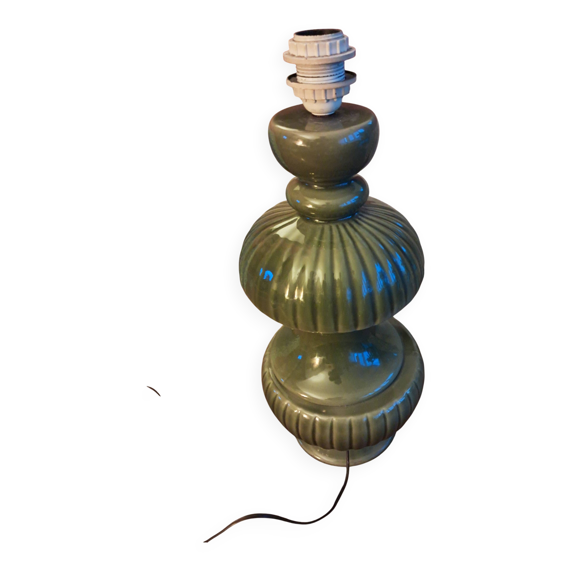 Large vintage ceramic lamp