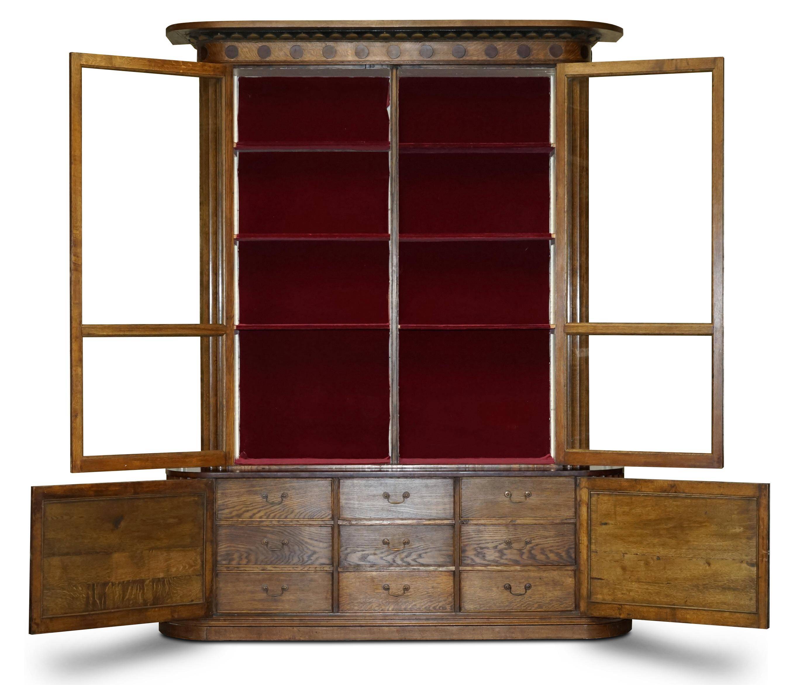 Library with drawers in the style of Samuel Pepys 1666