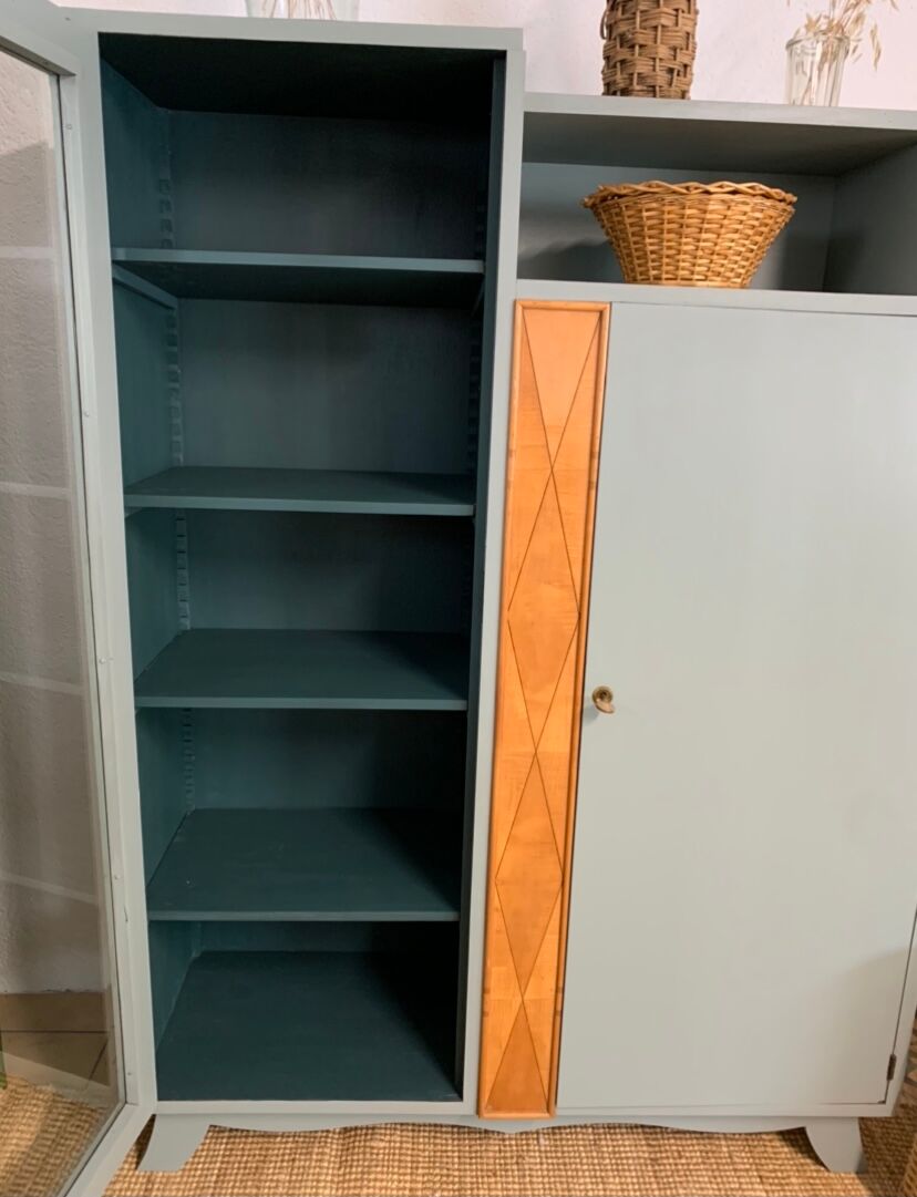 Vintage asymmetrical wardrobe