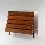 Design Wood Chest of Drawers, Ennio Fazzoli for MIM Roma , Italy 1960s