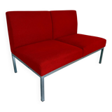 Vintage 2-seater sofa from the 70s, Artifort design, red