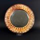 Roland Zobel (1915-2006) round mirror in resin from the 1960s (in the style)
