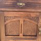 Oak sideboard, Art Nouveau