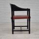 Années 1970, suite de 4 fauteuils finlandais par Lepokalusto, état d'origine, bois de bouleau, cuir.