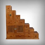 Kaidan Tansu staircase furniture in teak – 2nd part 20th century