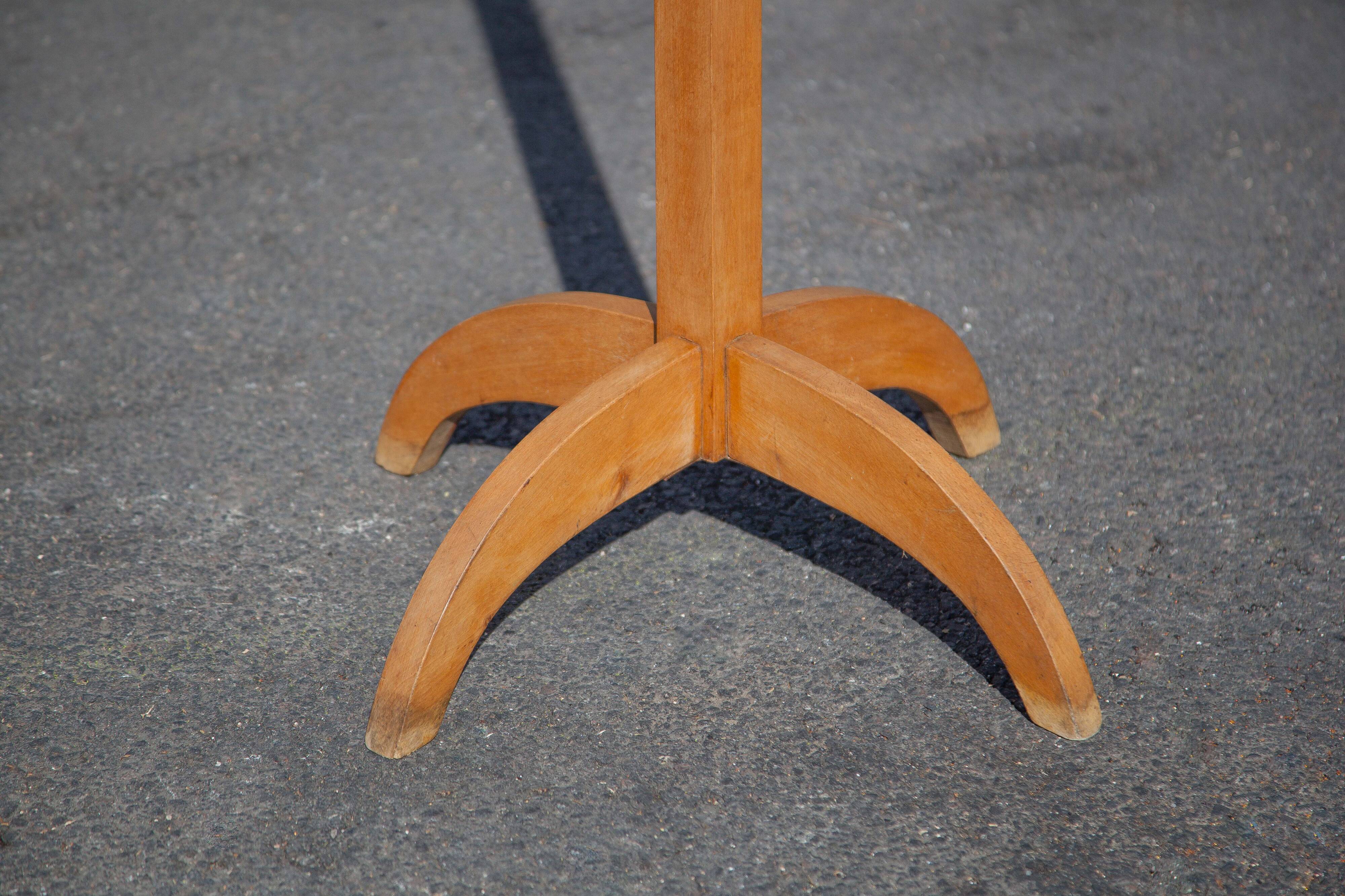 Vintage wooden coat rack, wooden coat rack, entrance hall furniture, dressing room