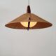 Vintage sisal hanging lamp by Temde Leuchten, 1965