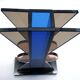 Vase en cristal Ettore Sottsass pour Fontana Arte 1970