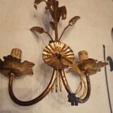 Wall lamp vintage epis de ble hollywood regency 1950 60