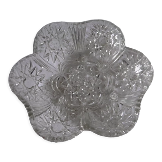 Molded glass cup