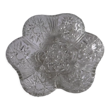 Molded glass cup