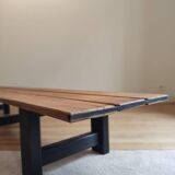 large pine bench - 1950s