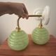 Pair of Art Deco wall lights