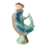 St Clément barbotine rooster pitcher