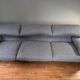 Maralunga 3-seater sofa Cassina (Vico Magistretti) grey wool fabric