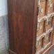 Small old wooden sideboard with two doors