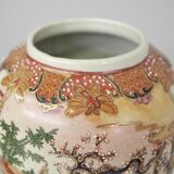 Hand-decorated Chinese Royal Satsuma Ceramic Vasa, 1960