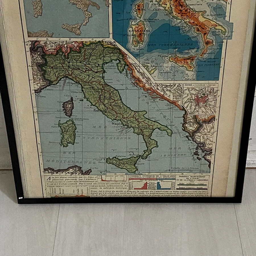 Map Italy 1930