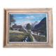 Mid-twentieth table "mountain landscape"