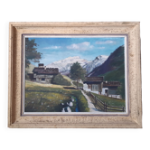Mid-twentieth table "mountain landscape"