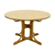 Architectural Bentwood Round Dining Table 1980s