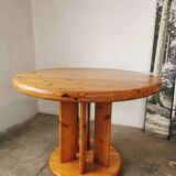 Rainer Daumiller round pine table