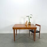 Table de salle à manger extensible design vintage Halabala