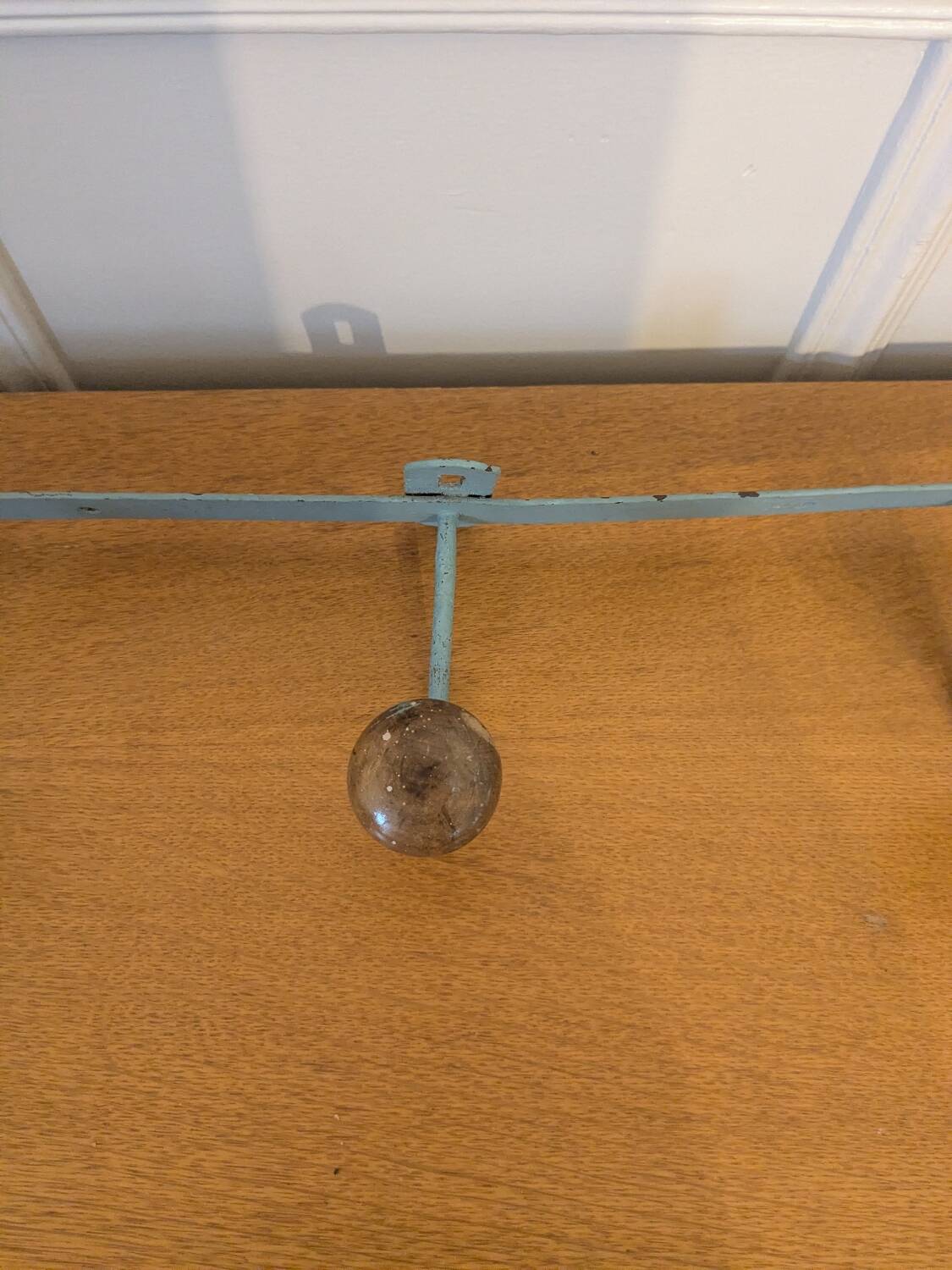 Vintage wall-mounted coat rack