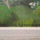 HST painting spring landscape signed vintage 70