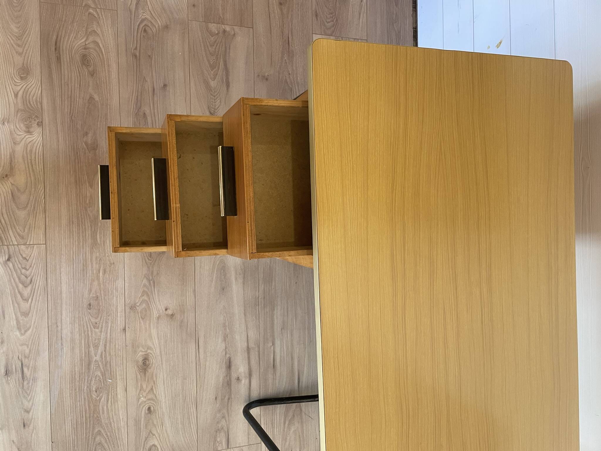 Compact Vintage Desk 50s/60s – Reconstruction & Industrial Style
