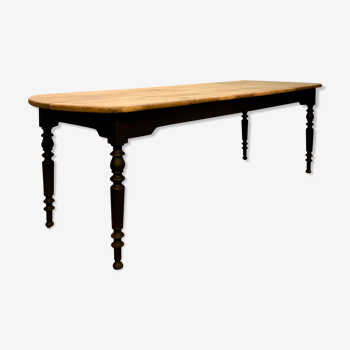 Ancient late 19th century walnut draper table