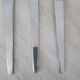 Set of 3 stainless steel cutlery Space Age