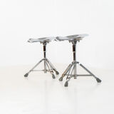 Rare pair of Dulton stools by Yasu Satamoto