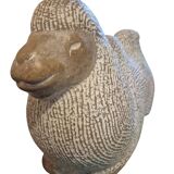 Stone sculpture of a camel by Islay Grimes