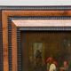 Oil on panel Dutch interior scene Flemish school 19th century